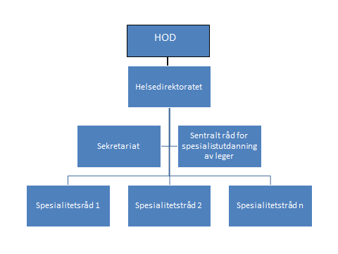 utpeker leder. Rådene bør være relativt små, og bestå av spesialister i faget, samt representant fra lege i spesialisering.