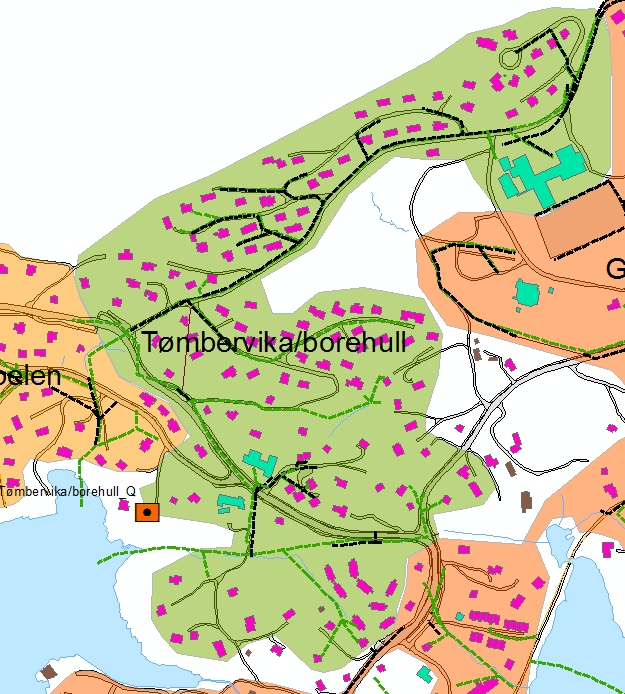 Grunnavågen målesone er eit stort, samansett felt med mykje pumping, bustadområde, næring og skular. Det er ein god del framandvatn i målesona.