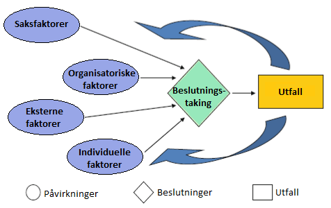 økologiske beslutningsprosessen har en lang teoretisk og forskningsmessig bakgrunn fra beslutningsteori, og har blitt videreutviklet av Fluke et al. (2014).