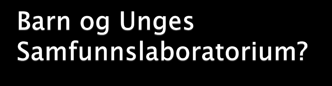 Det er også slik at vi i Norge i dag reproduserer sosiale strukturer, også sosiale ulikheter.