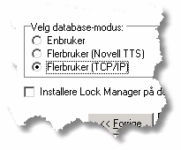 12 Generell innføring i Cordel Trinn 4: Flerbruker? G Det kan være at du på dette trinnet får fram et vindu der du skal velge bransje.