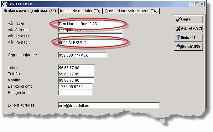 16 Generell innføring i Cordel IP-adresse i feltet Lockmanager-navn. IP-adressen skal være til den maskinen der Lock Manager kjører. NB! I tillegg til å slette fila SS.