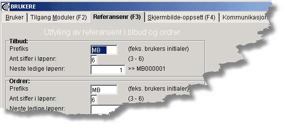 Definere brukere og tilgang Skillearket har også knappen 8[Oppdatér alle] som kan benyttes for å sette samme tilgangsnivå på alle funksjoner. 4.