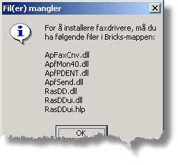 Definere skrivere og fax Slik installerer fax-programvare: Gå inn i skriver-registeret i Cordel. Velg knappen 8[Installér faxdriver].