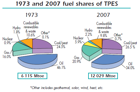 Total Primary Energy Supply Kilde: