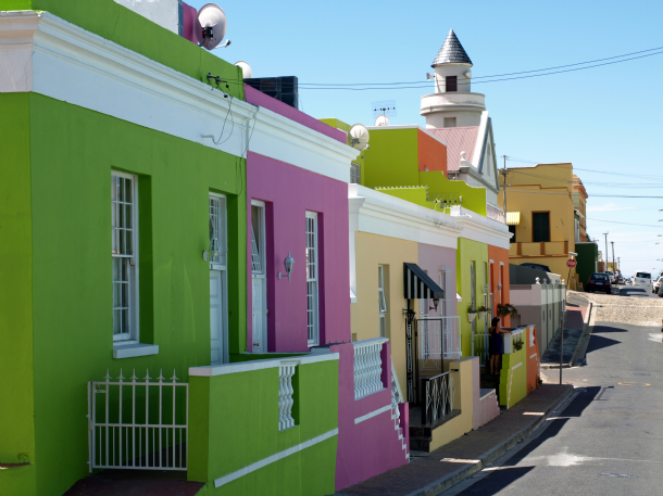 BoKaap er Cape Towns historiske islamske bydel. Beboerne i dette området er etterkommere av slaver importert av nederlenderne på 1600 tallet.