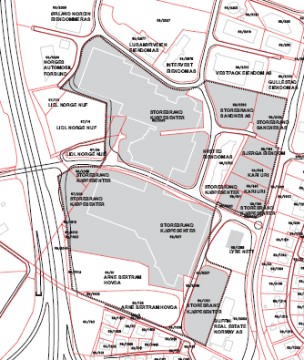 Endret reguleringsplan for del av Lura næringsområde, Kvadrat Plan 2007 12 21 I tillegg til selve handels og næringsområdet rundt Kvadrat (mellom Motorveien, Stavangerveien og Forussletta) dekker det