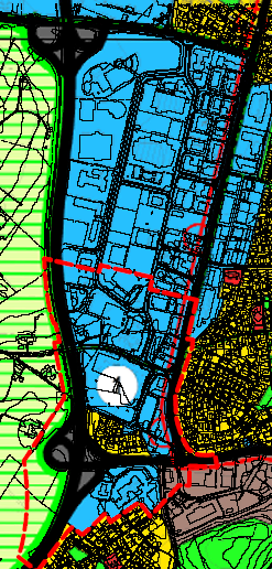 Endret reguleringsplan for del av Lura næringsområde, Kvadrat Plan 2007 12 31 Nåværende Fremtidig Fig 4.