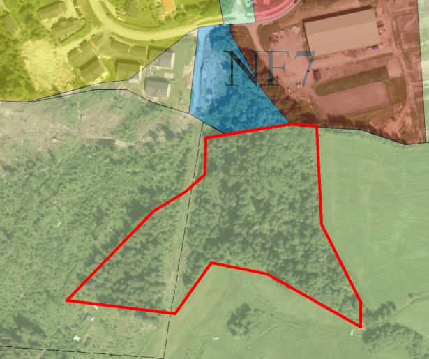 16 Sundby (del av gnr/bnr 8/1) Gjeldende formål: Landbruk, natur og friluftsliv Gjeldende forhold: Skog Foreslått formål: Bolig/friområde/tursti Arealstørrelse: ca 25 daa Boligpotensiale: ca 10