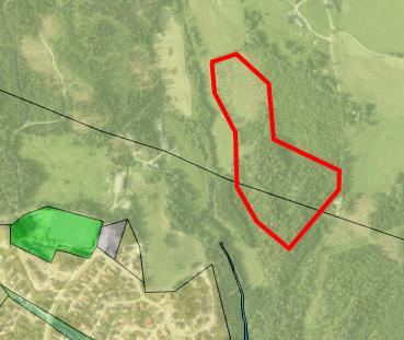 64 Vesthagan/Bjerke (del av gnr/bnr 95/1) Gjeldende formål: Landbruk, natur og friluftsliv Gjeldende forhold: Skog Foreslått formål: Bolig Arealstørrelse: ca 70 daa Boligpotensiale: Ca. 50 (alt.