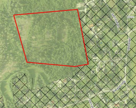 77 GRAN Setra (del av gnr/bnr 91/8) Gjeldende formål: Landbruk, natur og friluftsliv Gjeldende forhold: Skog Foreslått formål: Bolig Arealstørrelse: ca 40 daa Boligpotensiale: ca 20 (rådmann)