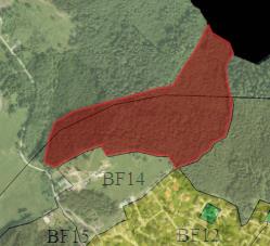 8 FLATEBY Siljebøl (gnr/bnr 3/7) Gjeldende formål: Landbruk, natur og friluftsliv Gjeldende forhold: Skog Foreslått formål: Bolig Arealstørrelse: ca 73 daa Boligpotensiale: ca 85 (rådmann)