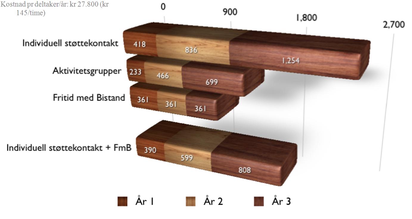 5) Økonomi: Det burde være lik avlønning av støttekontaktene innenfor en og samme kommune. Det kan også lønne seg å samarbeide om dette også med nabokommuner.
