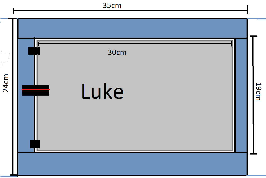 Vi måtte ha et hjul system med forskjellige dimensjoner for å kunne få alt til å gå i de hastighetene og lengdene vi ønsket. Luken skulle rotere litt under 180grader og heisen skulle heises 15 cm.