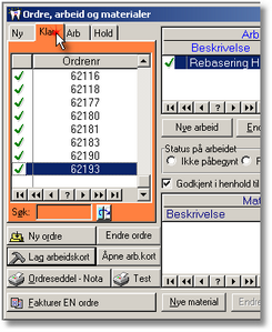 20 DENTAL2000 - Dokumentasjon Klikk på knappen [Lukk] for å lukke vinduet. Gå tilbake til ordreregisteret for å skrive ut nota for den ferdige ordren. 4.