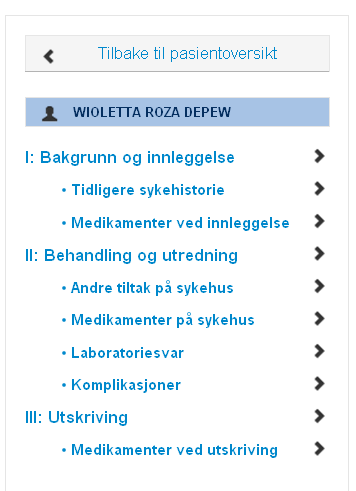 4.6 Bruk av hurtigtaster i nettversjon Tips til rask registrering: 1) Bruk (tabulatortast) eller (piltast) for å trykke deg gjennom alle variablene.