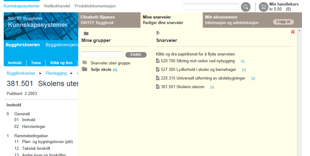 Lag din egen mappe