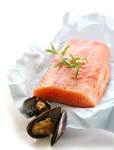 Sjømat Omfatter fisk, skjell og krepsdyr Gir en rekke næringsstoffer blant annet vitamin D, B12, jod