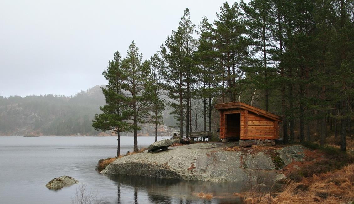 Figur 11: Badeplasser kan tilpasses funksjonshemmede ved etablering av en rampe ut i vannet. 4.1.2. Grill - og bålplasser Grill- og bålplasser kan utformes på mange ulike måter.