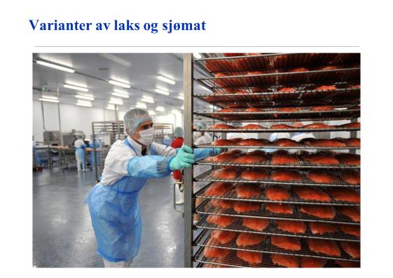 Verdikjeden for havbruksnæringen Avfall til gjenbruk som biogass og for Smolt Yngel Settefisk Oppdrett til matfisk Slakting Slakteri Pakking