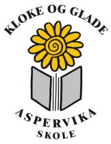 Skolemiljøutvalg (SMU), Samarbeidsutvalget (SU), rektor, representant for de ansatte ved Aspervika skole, elevrådet og leder av Aspervika SFO. Uttalelsen blir gitt på vegne av SU v/aspervika skole.