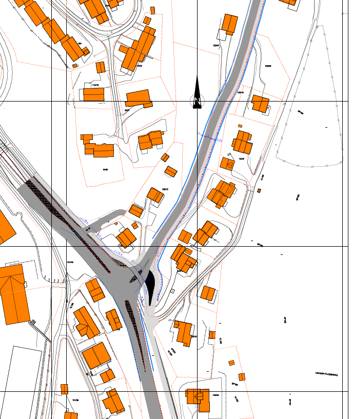 Industriområde Det er for utvidelse av industriformål pr. i dag ingen konkrete planer. Det er utarbeidet en mulig utbygging som vist i en serie volumskisser under.