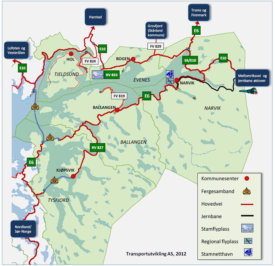 2.2 Kaisituasjonen HIO SLUTTRAPPORT JUNI 2012 Datainnsamlingen for kai- og havnestatus i regionen, har i hovedsak foregått gjennom utsendte spørreskjema til kommunene.