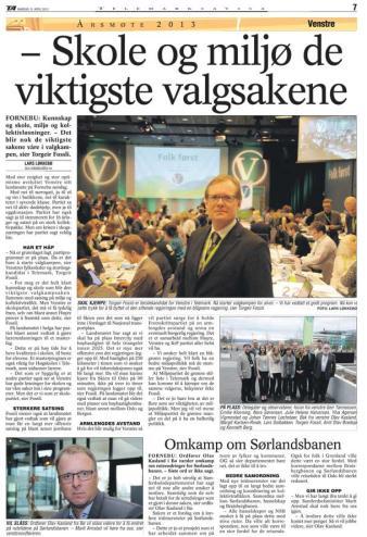 Landsmøte Delegater fra Telemark Venstre til landsmøtet 2013 (Fornebu 12.-14.