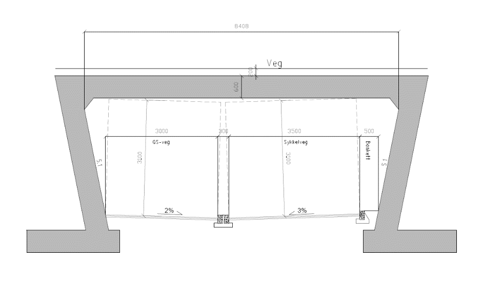 Planbeskrivelse Detaljreguleringsplan sykkelveg fv. 382 Grannessletta Side 25 Målpunkt for boligområdet på Grannes er Grannes skole.