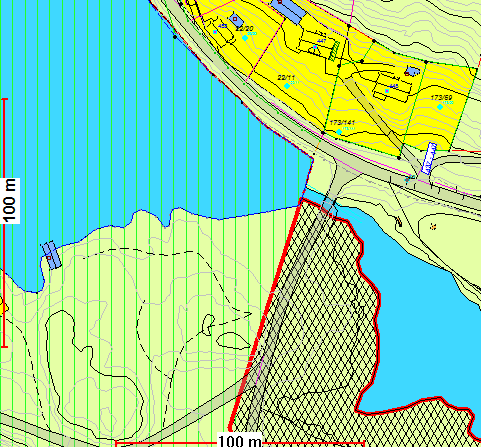 Sammendrag: Lunner Almenning har søkt om etablering av informasjonstavle på sørsiden av brua ved Myllsdammen (vestsiden av denne vegen).