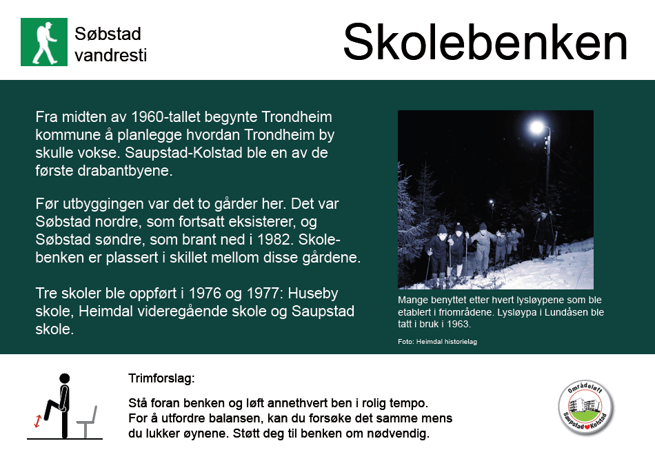 Ut fra pristilbud ble det utarbeidet et kostnadsoverslag for benkene og skiltene, inklusiv evt kostnader for fundamentering og prosjektering.