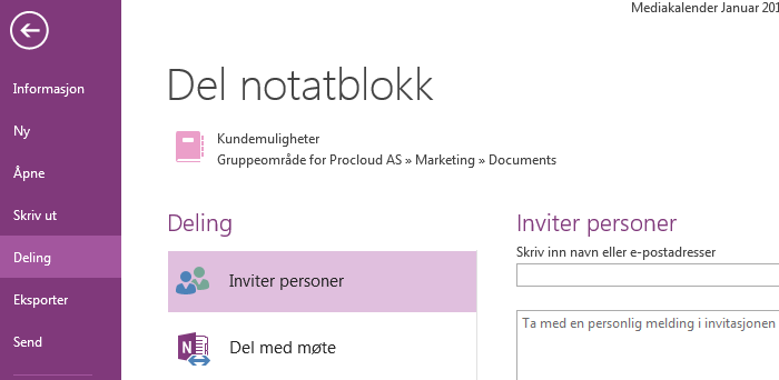 Sett inn oppgaver som skal utføres i OneNote, så dukker de opp i Outlook. Eller inviter andre personer til å jobbe sammen med deg. OneNote kan erstatte noe at det du gjør i Excel også.