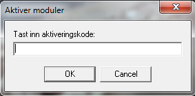 aktiveringskode.