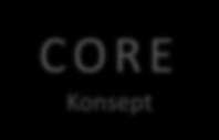 . Konseptuell tilnærming - CORE Figur : Illustrasjon av CORE Oxford Research har utarbeidet et teoretisk og analytisk konsept for klyngeevaluering som vi kaller CORE - Cluster Organization Result