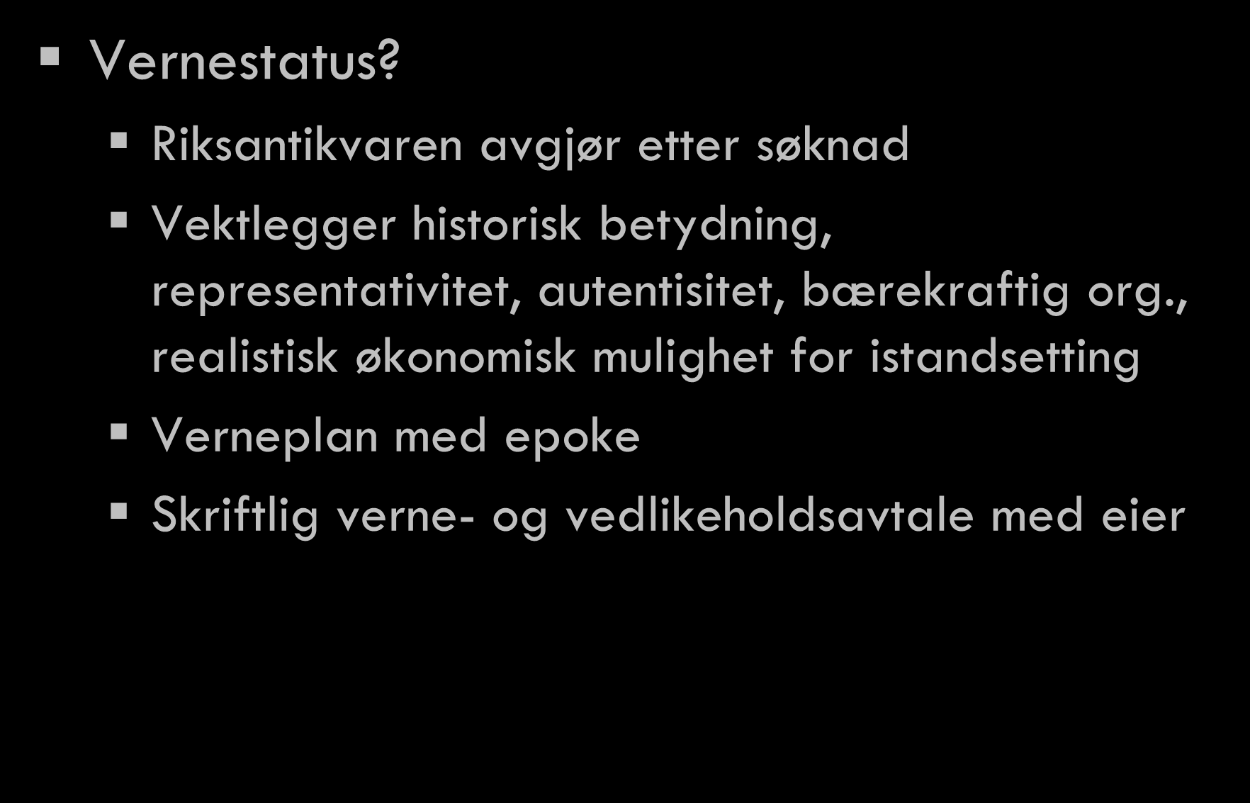 Vernestatus?