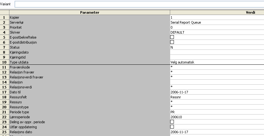 fraværsregistrering endret verdien i feltet Timer, vil altså dette bli liggende i fravær, men timer og dager overført til lønn er beregnet på nytt.