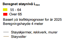 SVV har imidlertid gjennomført mange boligtiltak og lokale støyskjermingstiltak langs eksisterende veg, spesielt