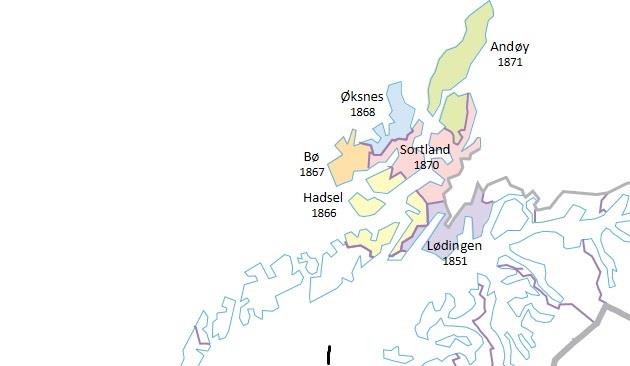 5. Kommunestruktur Vesterålen 5.1. Beskrivelse av dagens situasjon og kjente utviklingstrekk Vesterålen region er en del av Nordland fylkeskommune og er en av seks regionråd i fylket.