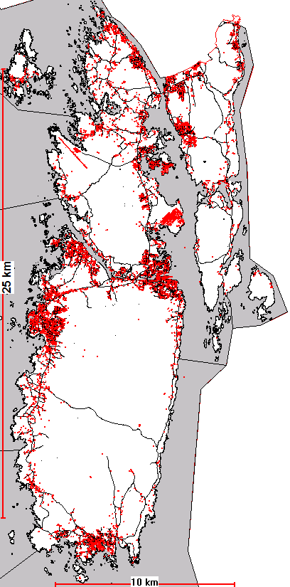 5.10.8 Utvikling - Samferdsel Vegnettet i Karmøy Vegtype 2012, Ant.