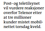 11 Tekniske utfordringer sikkerhet For at Norge skal fungere må grunnleggende infrastruktur, som strømnett, mobilnett og banksystemene være oppe til enhver tid.