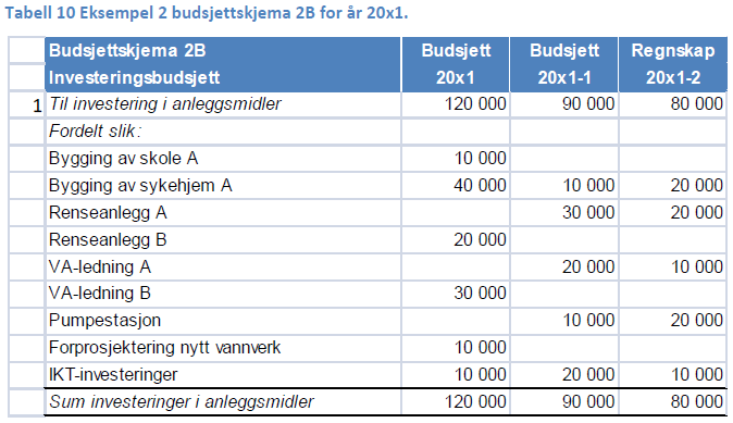 ÅRSBUDSJETT SKJEMA 2B 25