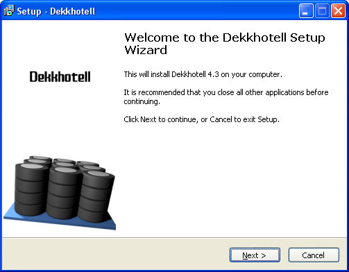 NEDLASTING OG INSTALLASJON NEDLASTING AV INSTALLASJONSPAKKEN Dekkhotell installasjonspakken lastes ned på Merovingers nedlastingsside. Adressen til siden er: http://www.merovinger.com/download.