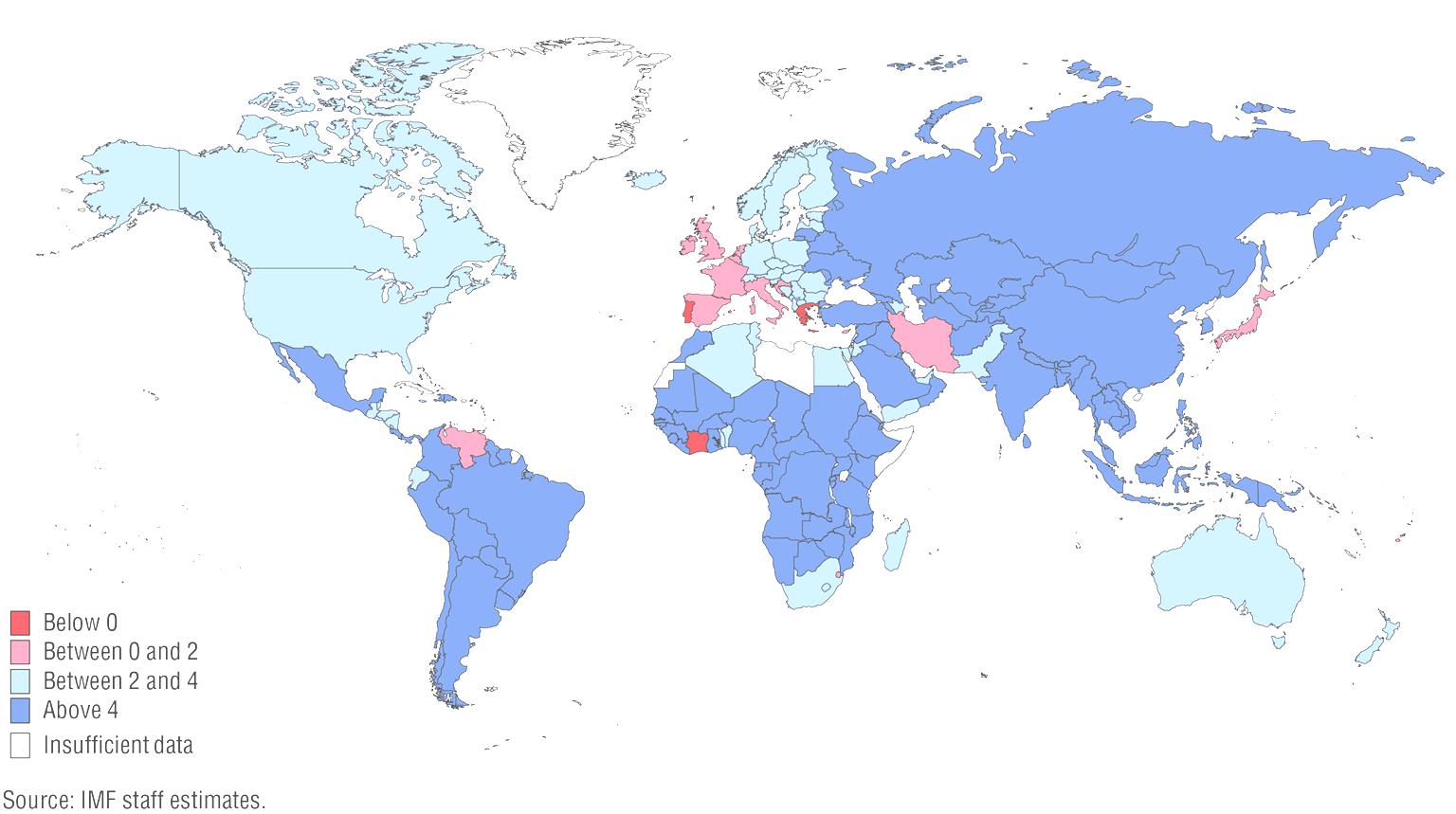 Verden består ikke bare av industriland 4. 4. 4. -1.3.1.8 3. 4. 3.7 3. -7.8-3. 3. 1.7 1.8 USA -4.1 F-Norge 1.7 1.8 1.3-3. Øst-Europa 9. 1.3 Russland 9.