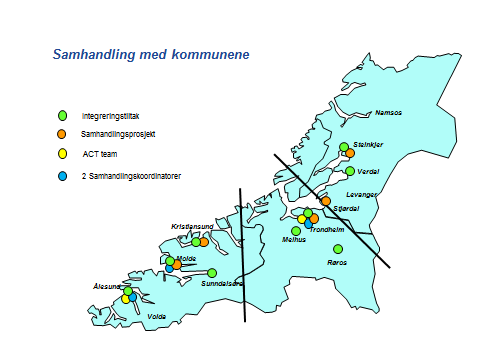 Forprosjekt: Tettere organisatorisk integrering av Rusbehandling Midt-Norge HF i øvrig spesialisthelsetjeneste 3.8.