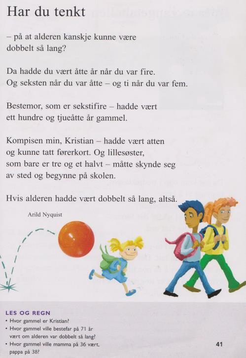 Norsk i ulike typer tekster Etter 4.