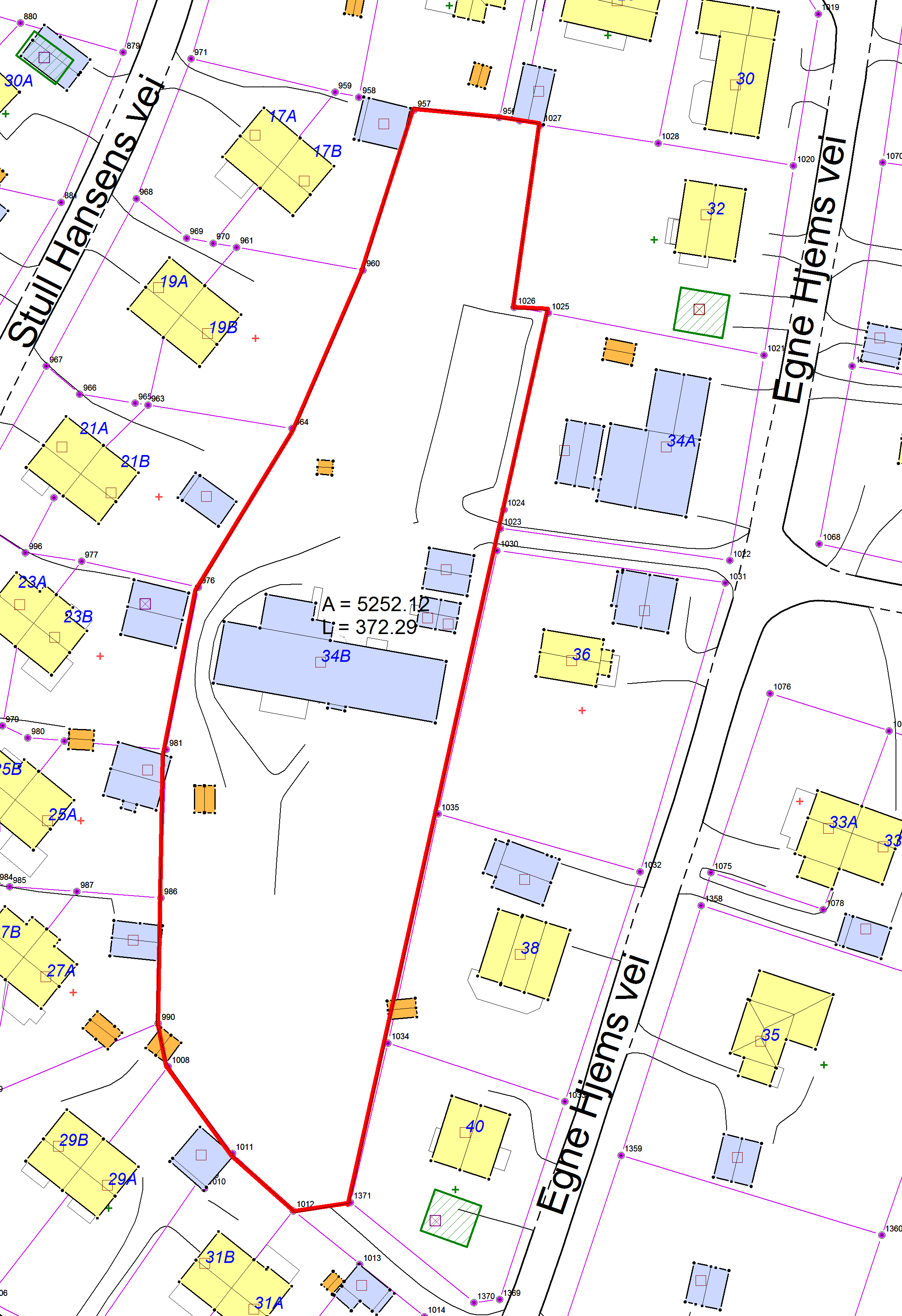 Bjørnevatn Barnehage - tomt på ca 5 250 m2