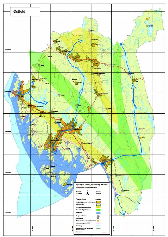 REGIONALE PLANER I OSLOREGIONEN Rå-utkast (ikke komplett) 11.08.14, GS Østfold mot 2050 Strategier Retningslinjer Plankart Fylkesplan vedtatt 2009, godkjent 2011.