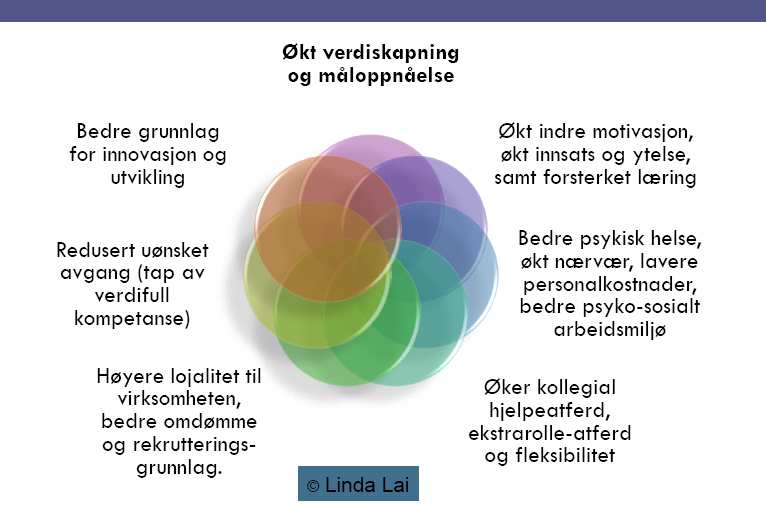 I denne skissen synliggjør Linda Lai effekter av høy kompetansemobilisering: Figur 3 3.