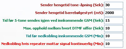 Innkommende anrop GSM: «Til alle radioer» velges når det skal komme ringetone i alle radioer, og en av disse kan svare innkommende anrop.