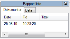 Import og fletting av rapporter bør utføres med stor aktsomhet for å være sikker på at dataene i de ulike rapportene ikke er i konflikt. 9.4.